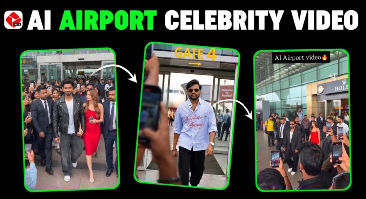 Ai celebrity Airport Video