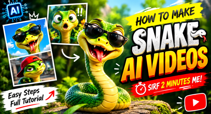 snake funny video
